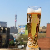 Castle Lite draught at the World of Beer in Johannesburg, South Africa